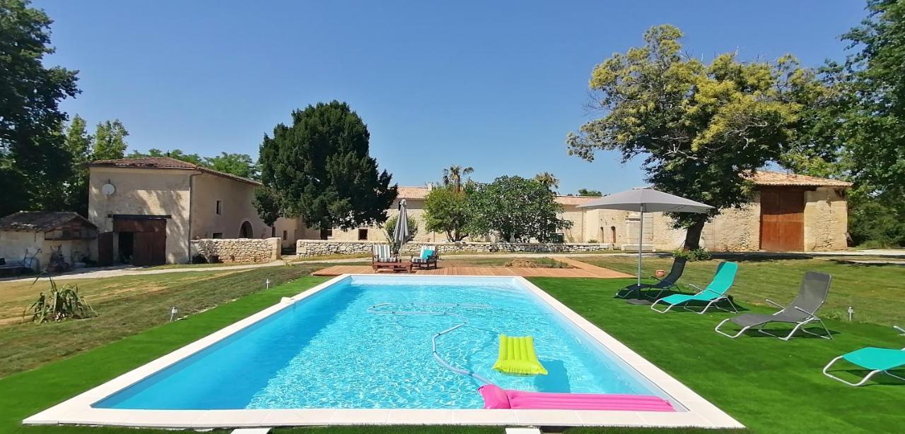 Domaine De Gaia, Piscine, Petanque, Ping Pong, Proche Saint-Emilion Bed & Breakfast Guillac  Exterior photo